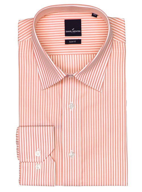 Liberty Business Orange Striped Shirt