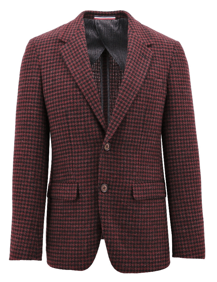 Ritchie Buggy Red Houndstooth Sports Jacket