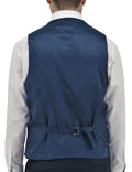 Luke 210 Blue Check Wool Waistcoat