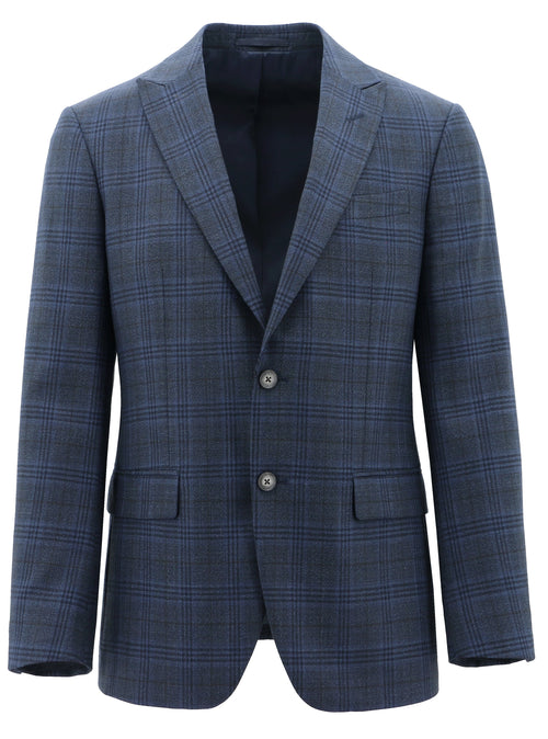 Amalfi Edward Blue Checked Suit