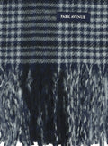 Blue Checked Scarf