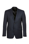Michel 106 Oxford Blue Wool Suit Jacket