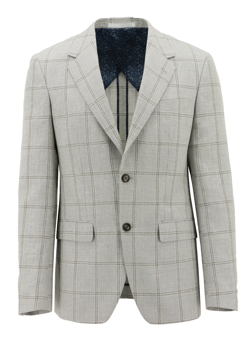 Ritchie Sand Checked Sports Jacket