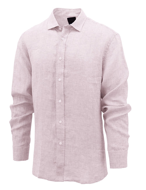 Sel Pink Linen Shirt