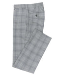 Parker Edward Grey Checked Suit