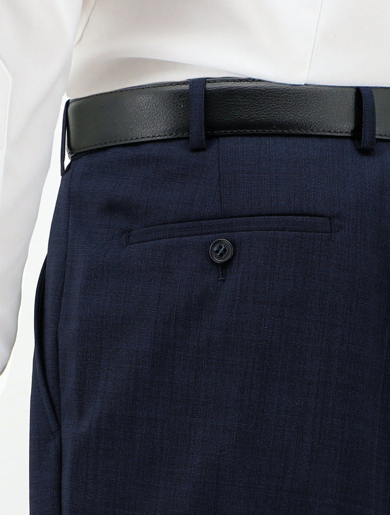 Edward 404 Blue Wool Suit Trouser