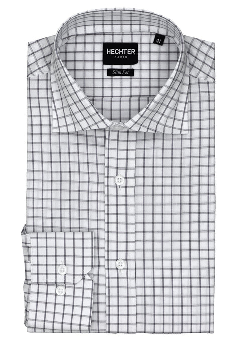 Jacque Business Black Checked Shirt