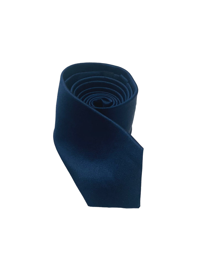French Navy Silk Tie