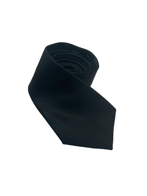 Black Silk Tie